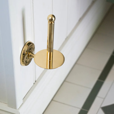 Wall mounted spare toilet paper holder 