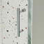 Douche pivotante pivotante, 44 à 48 po x 71 po, verre trempé de 1/4 po, facile à assembler, joint magnétique, cabine de douche résistante aux fuites, largeur 71 po de hauteur, installation simple, arrêt magnétique