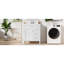 Meuble-lavabo de 30 po avec lavabo simple, 3 tiroirs, style moderne et fonctionnel, armoire polyvalente, assemblage sans effort, bois massif blanc + 2 tiroirs supérieurs, organisateur de porte d'armoire,-1656610943