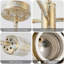 Lustre sphérique spoutnik moderne 8 lumières Glenarm-63304565
