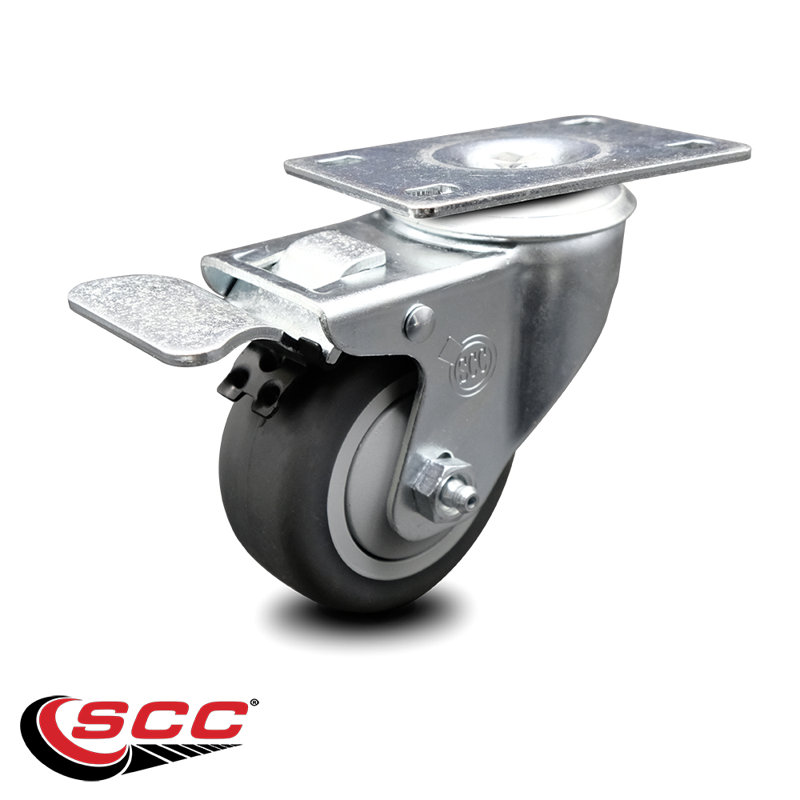 Roulettes de service de remplacement pour roulettes Colson 2.03256.445 BRK5