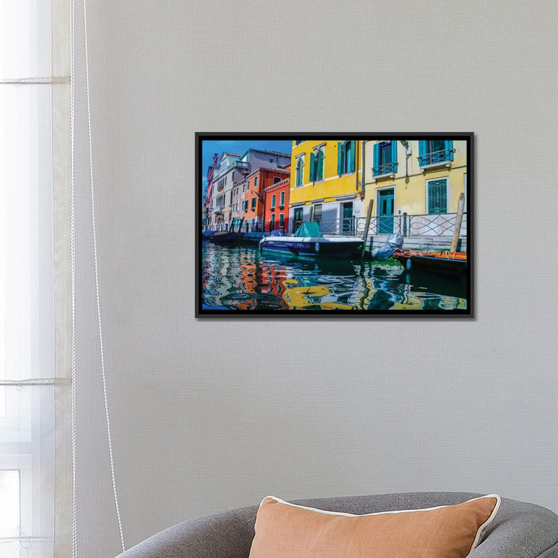 « Venice VI » par Ben Heine-reproduction de photo, Pas de tapis, H 18 po x l 26 po x P 1,5 po, Toile avec cadre noir