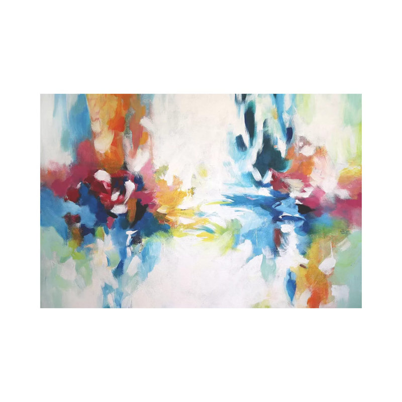 Abstract Garden VIII by Radiana Christova - Wrapped Canvas Painting, 152.5 cm H x 101.5 cm W