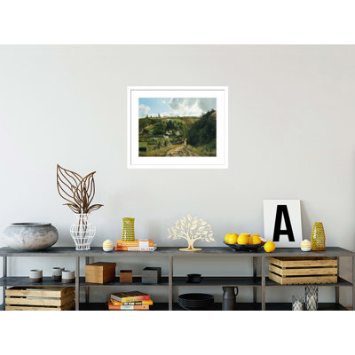 «Jalais Hill Pontoise» par Camille Pissarro, impression giclée sur cadre