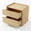 Ensemble de 2 tables de bout et de pieds en bois massif de style Mid-Century de 19,68 po de largeur Mathes-123633906