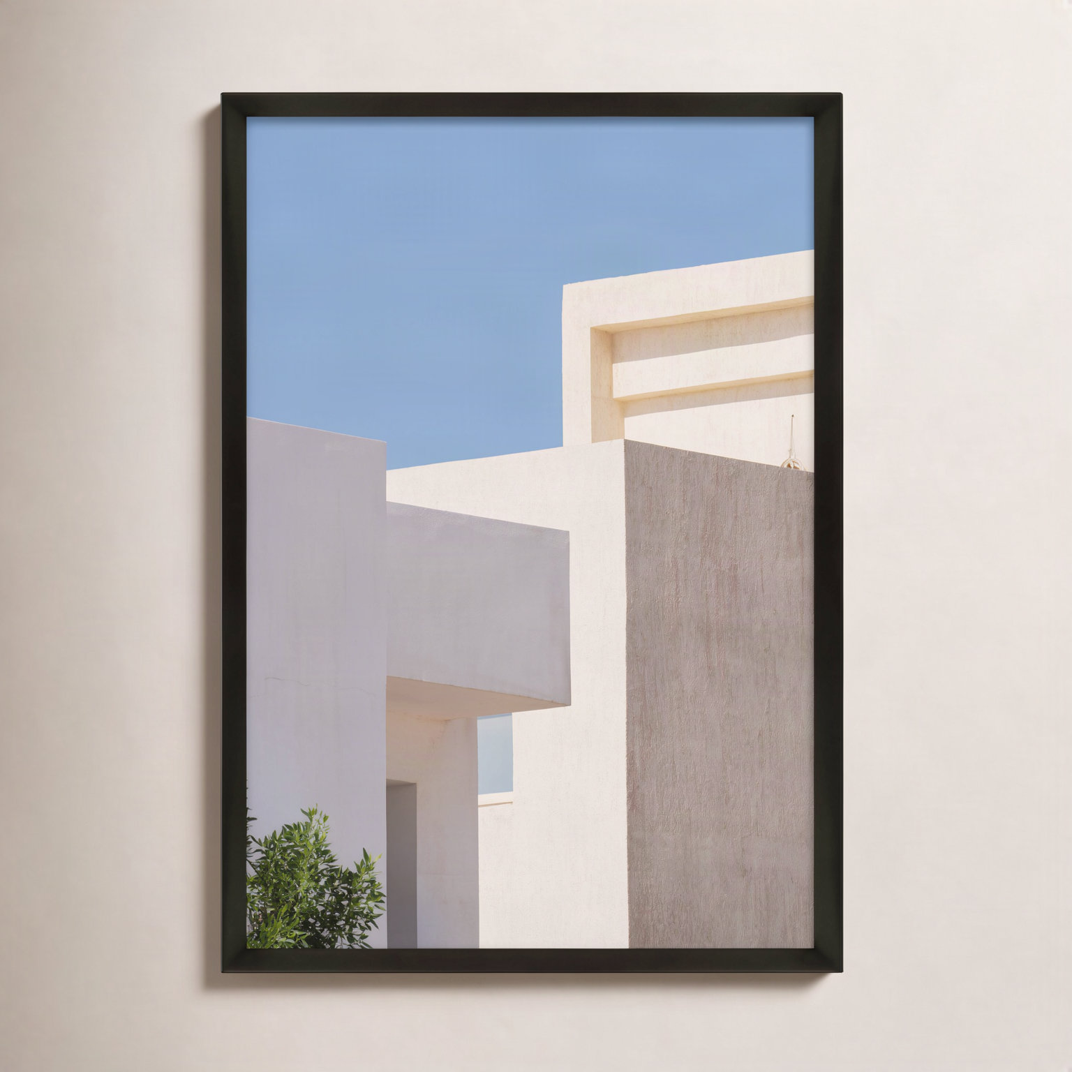 Afternoon in Greece No. 1 Print, 38" H x 26.5" W, Black