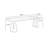 Black Rectangular Solid Wood Writing desk-661837908