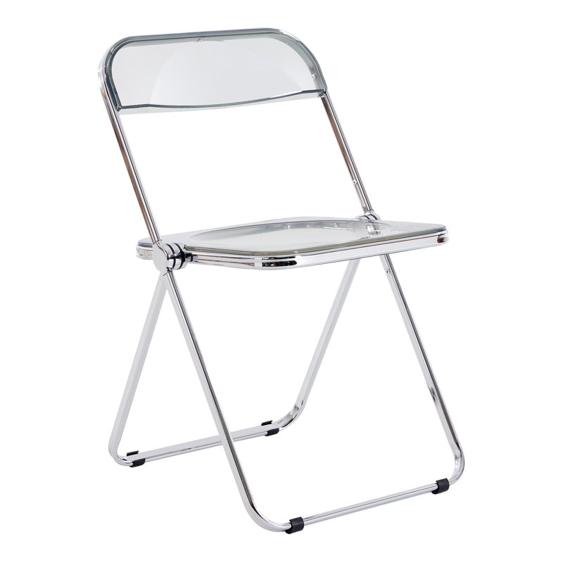 Chaise pliante en plastique, Gris