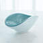Pinched Cased Glass Bowl-Azure-Lg