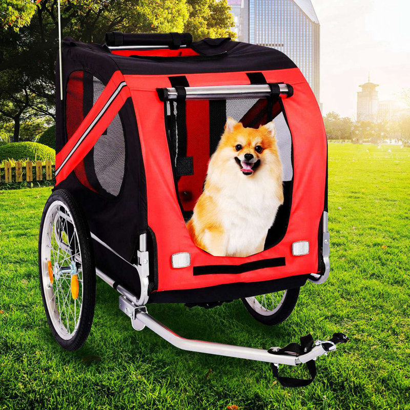 Delanor Metal Dog House, Rouge