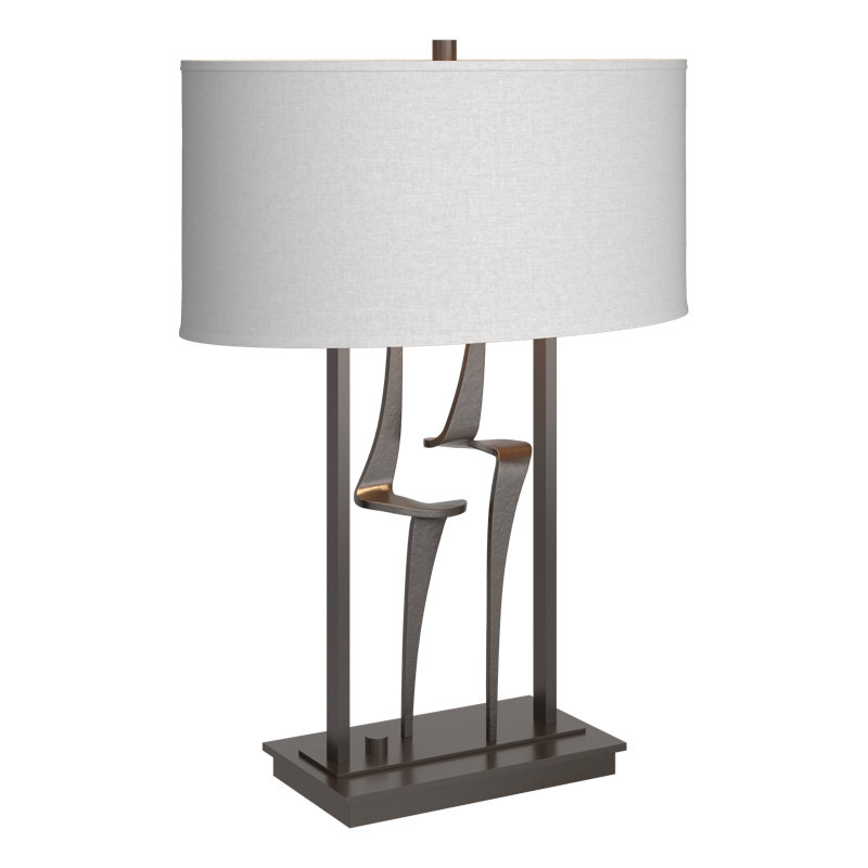 Antasia 24.7" Table Lamp, Flax, Oil Rubbed Bronze
