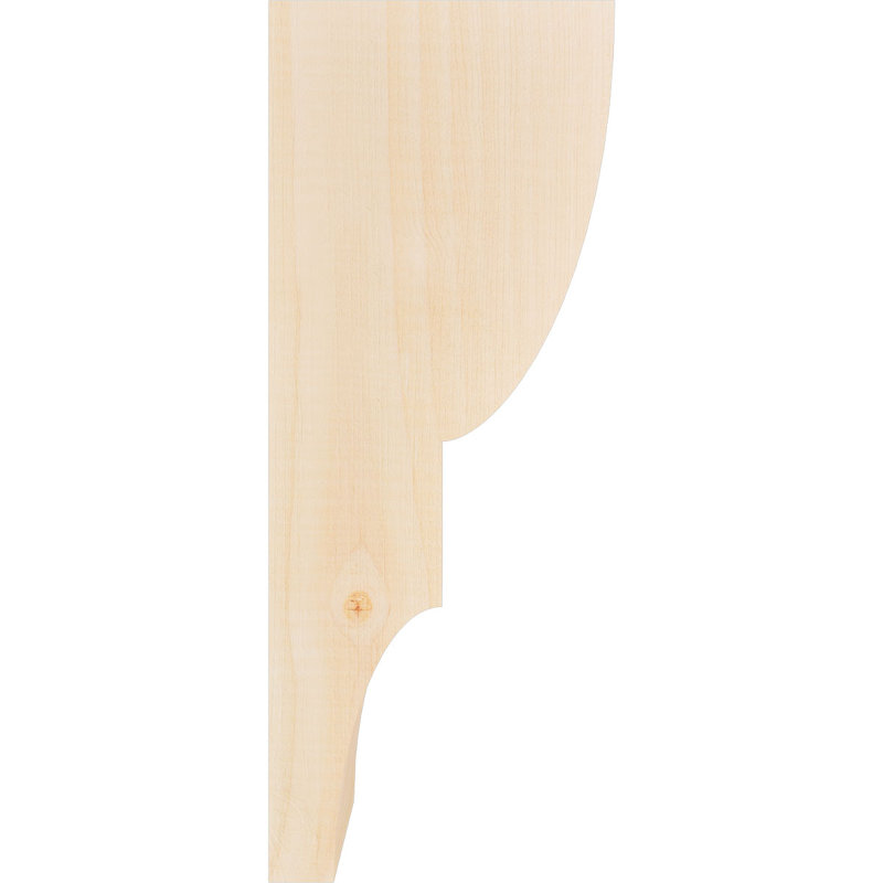 Ridgewood Corbel, 14" H x 3.5" W x 6" D, Douglas Fir, Smooth