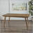 Outdoor Solid Wood Dining Table – 69” Rectangular with Teak Finish