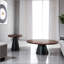 Table basse ovale de style contemporain