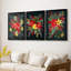 Christmas Holiday Art CVIII  -Custom Framed  Wrapped Gallery Canvas - 3 Pieces-692434271-692434209