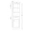 Grande armoire à literie pour la salle de bain avec tiroir et tablettes Ashland de RiverRidge-24072495