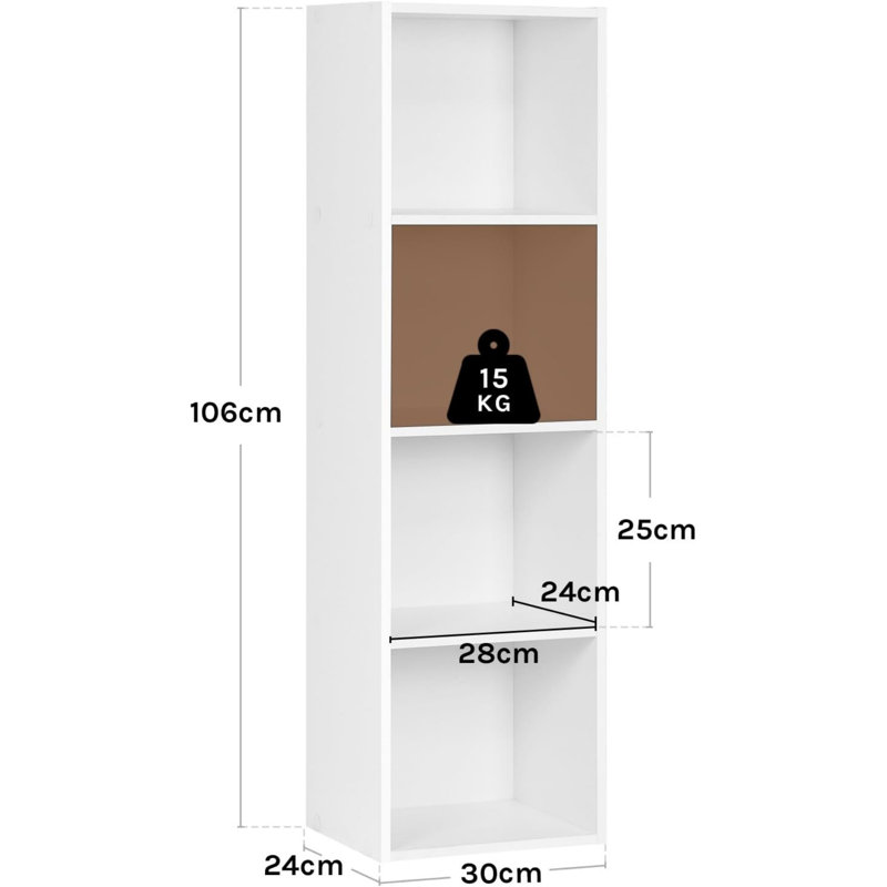 Bookcase bookcase, storage shelf, room divider, office shelf, filing cabinet, White