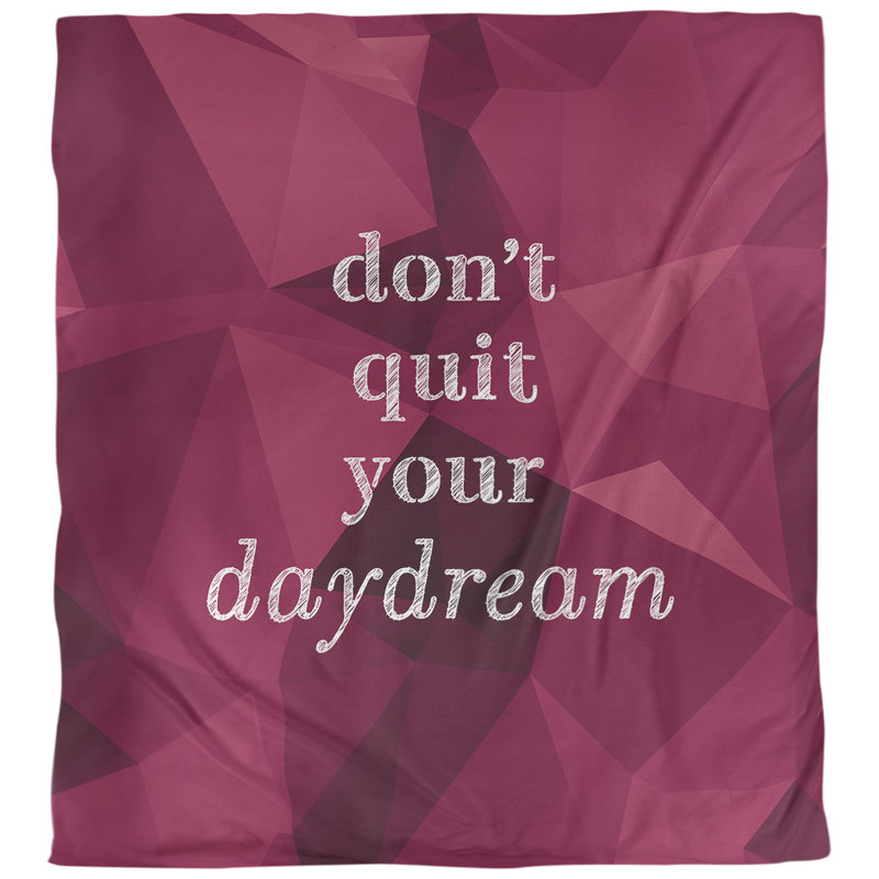 Housse de couette simple ne pas quitter votre daydream quoted, Housse de couette pour très grand lit, Spinelle