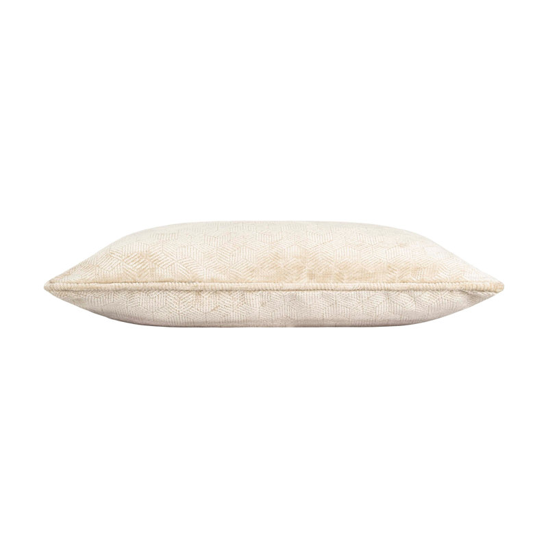 Cloud9 Design Castle Hill Boone Beige Pillow 20"x14", Beige