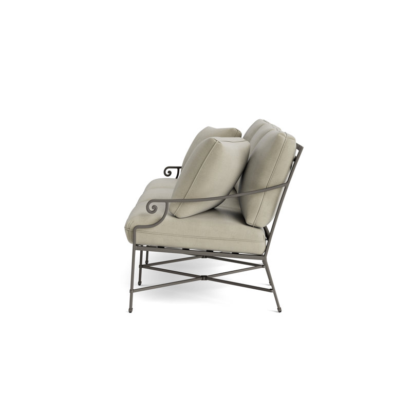 Venetian Outdoor 3 - Seat Patio Sofa, Fusion Moccasian, Mica