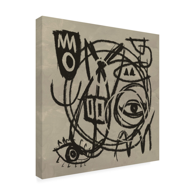 Art sur toile ,ologi, H 14 po x l 14 po