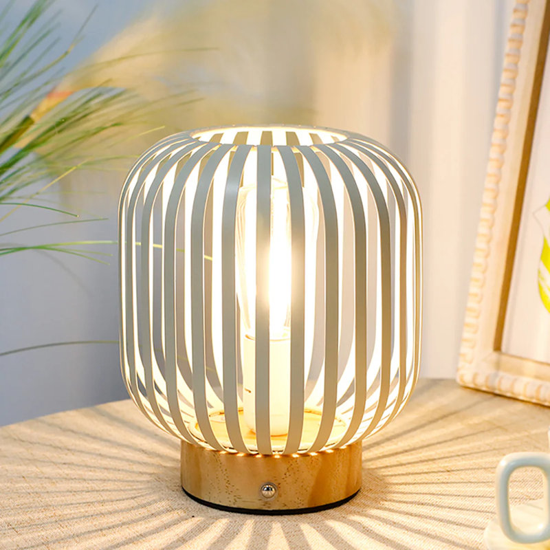 Latitude Run® Dimmable Touch Bedside Table Lamp