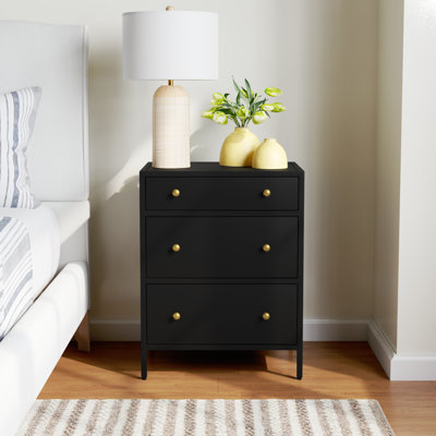 Walee 3 - Drawer Iron 20" Nightstand