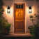 Pankova 19"-2 light Wall Light with Dusk to Dawn and Motion Sensor