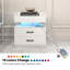 1 ensemble de table de chevet avec bande de lumière DEL réglable (compatible avec table basse)-152591915