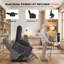 Fauteuil inclinable surdimensionné super doux avec chaleur et massage-1923862878