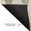 Tapis taupe Cerrito AMF578 lavable à la machine de qualité supérieure-104829783
