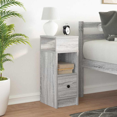 Bedside Cabinets 2 Pcs With Drawer 25X31x66 Cm