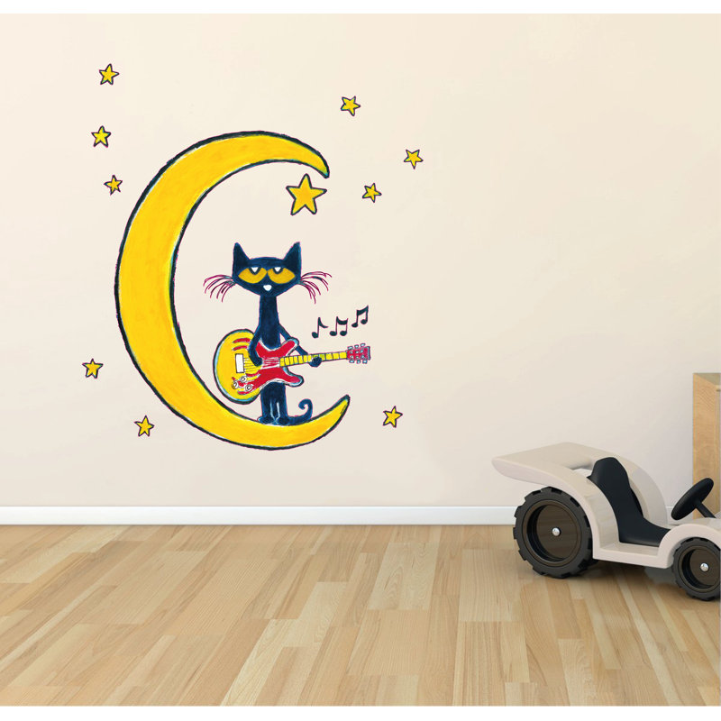 Adhésif décoratif le chat Pete, H 19 po x l 21 po