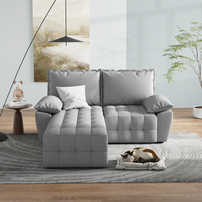 Canapé modulaire pour salon Eldene, Accoudoir à gauche (vu de face)