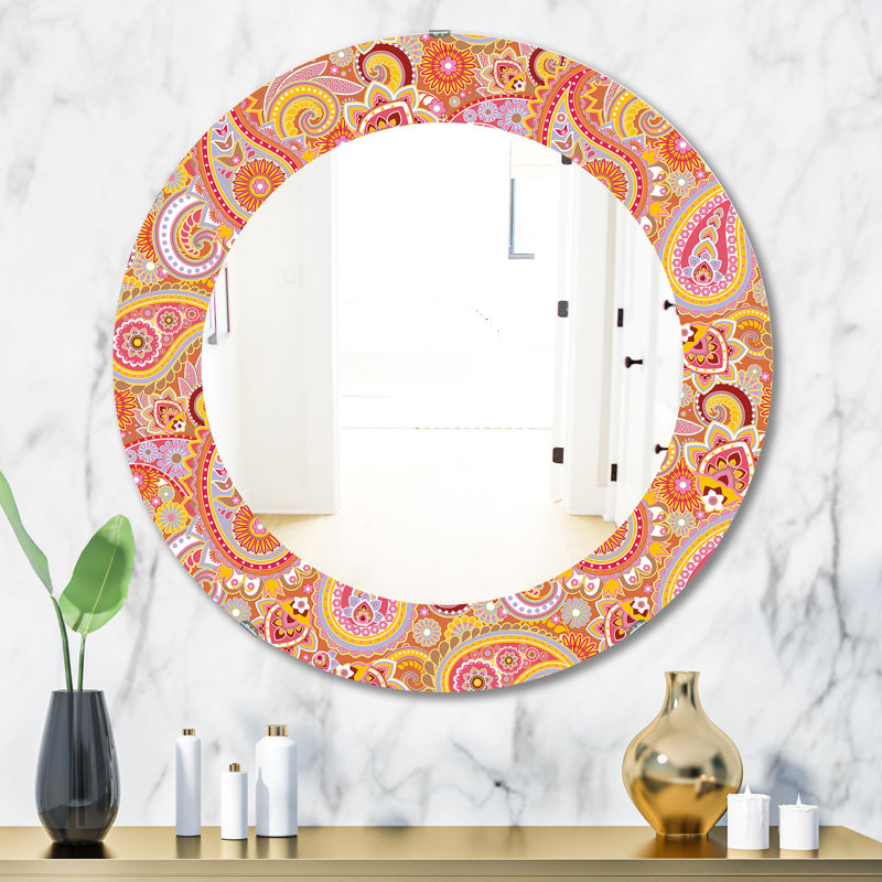 Paisley 2 - Miroir Mid-Century, H 31,5 po x l po