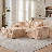 Boneless 80” W Modular Compression Sofa With Ottoman, High Rebound Density Sponge Sofa-155806698