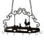 Poulet Metal Handcrafted Oval Hanging Pot Rack