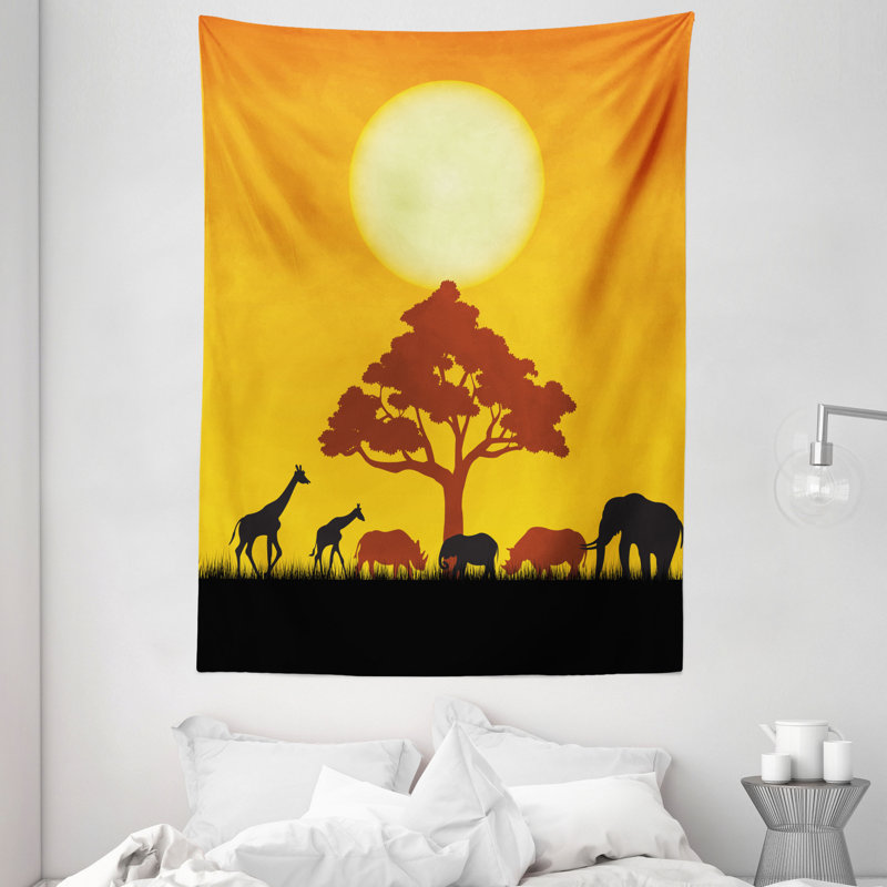 Tapisserie polyester safari, H 80 po x l 60 po