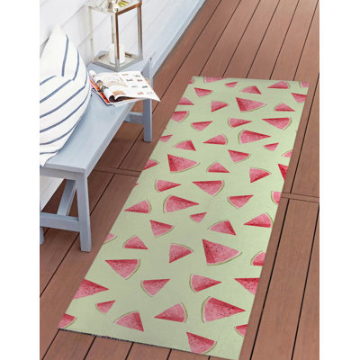 Summer Melon Outdoor Rug