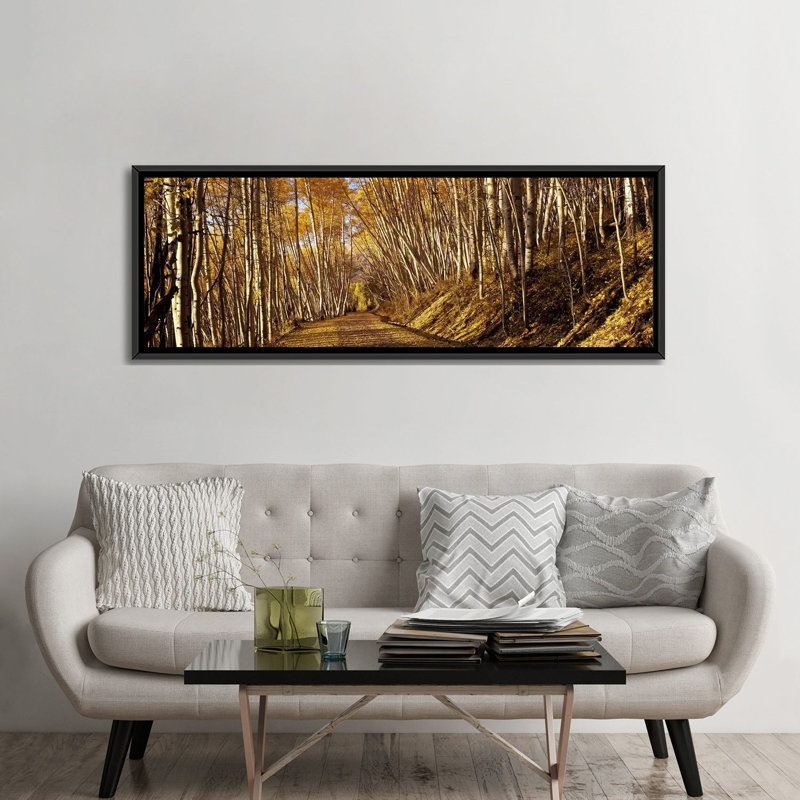 Reproduction de photo sur toile, H 24 po x l 72 po x P 1,5 po, Toile avec cadre noir