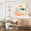 Mélange de sarcelle tropical corail Brampt II-109367130