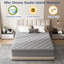 Matelas hybride 12 po dans une boîte | Mousse à mémoire de forme et ressorts ensachés individuels pour soutenir les bords et soulager la pression | Mi-ferme | Certifié Certipur-Us-385951739