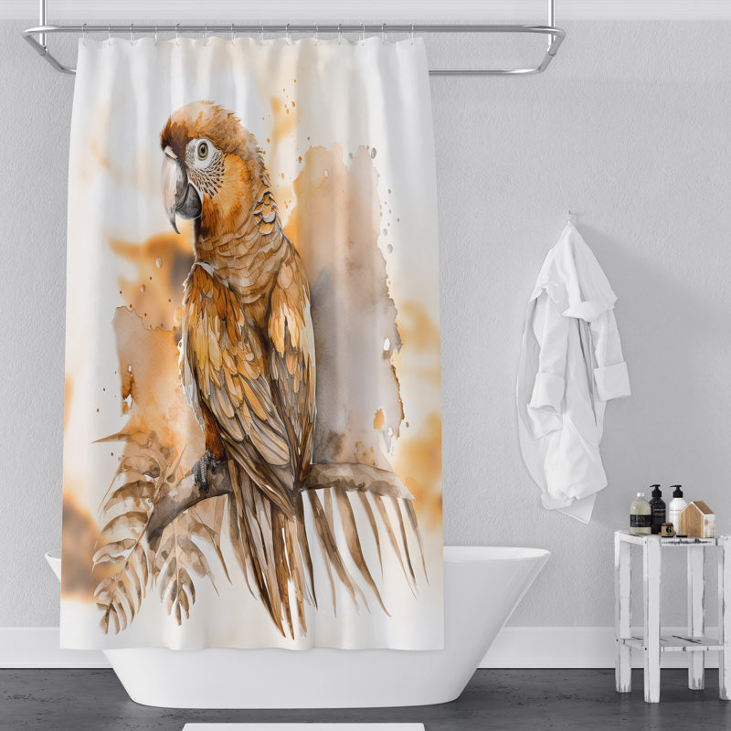 Anai Shower Curtain, 72" H x 70" W