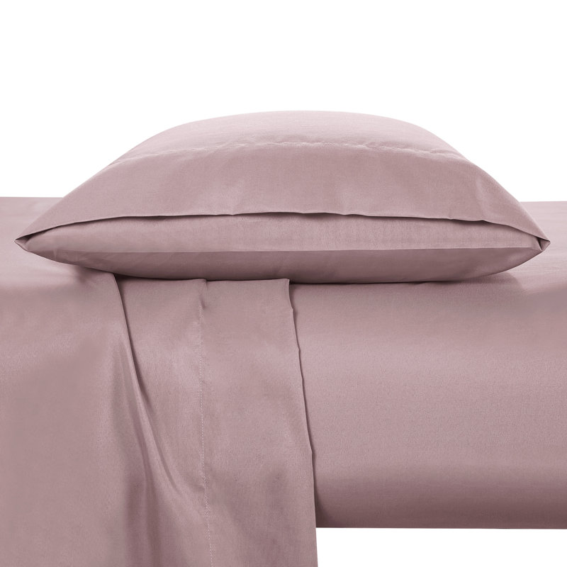 Esca 4-6 Piece Cooling Fiber Sheet Set, Red, Full