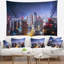 Tapisserie cityscape fantastique night-28491143