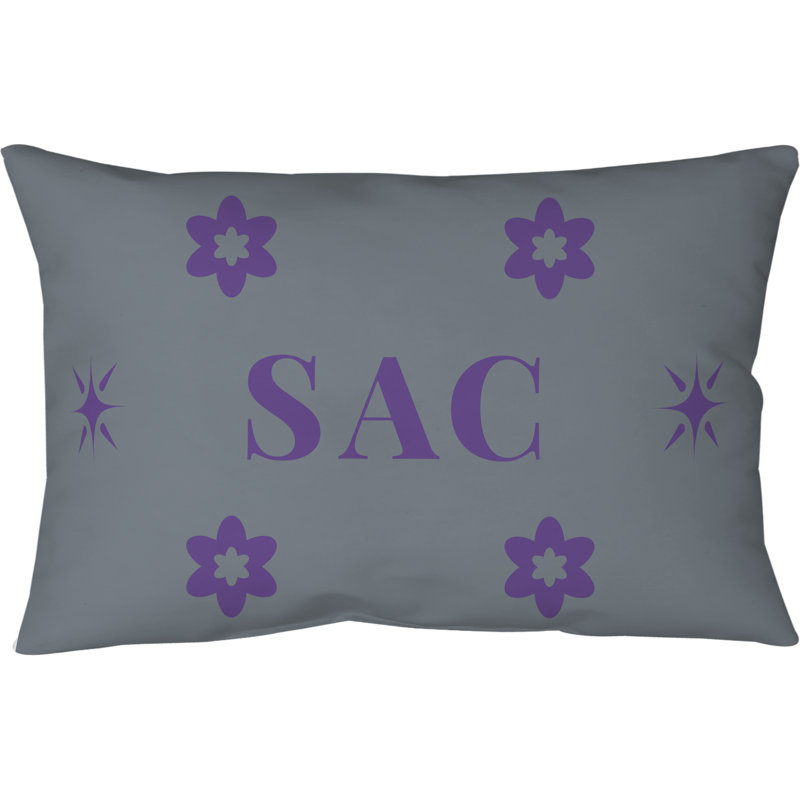 Coussin Sacramento Basketball, Gris / mauve