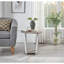 Table de bout ronde avec tablette Elysian