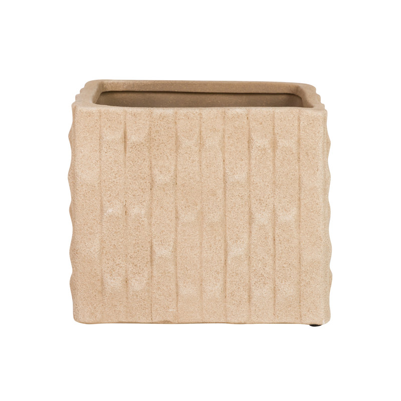 Ceramic Pot Planter, Brown