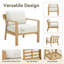 Fauteuil de patio en aluminium avec coussins-338846941