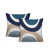 Bleu / bleu marine / beige sélectionné